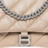 Crush Medium Chain Bag Quilted “Light Brown” 716393210J02906