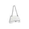 Crush Medium Chain Bag Quilted “Optic White” 716393210J09001
