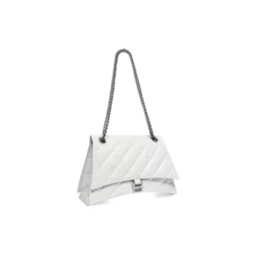 Crush Medium Chain Bag Quilted “Optic White” 716393210J09001