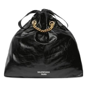 Crush Medium Tote Bag “Black” 742941210IT1000