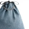 Crush Medium Tote Bag Denim “Blue” 7429412AAYA4661