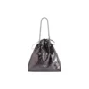 Crush Medium Tote Bag Metallized “Grey” 7429412AATG1314