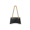 Crush Small Chain Bag Crocodile Embossed “Black” 716351210IX1000