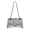 Crush Small Chain Bag Quilted “Silver” 716351210IW8110