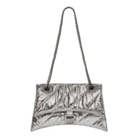 Crush Small Chain Bag Quilted “Silver” 716351210IW8110