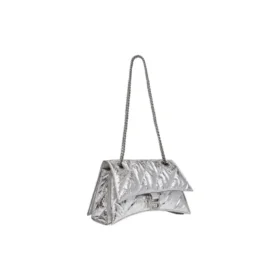 Crush Small Chain Bag Quilted “Silver” 716351210IW8110