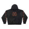 Crypto Hoodie Medium Fit “Black Faded” 742603TOVN71055