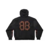 Crypto Hoodie Medium Fit “Black Faded” 742603TOVN71055