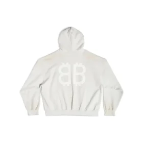 Crypto Hoodie Medium Fit “Off White” 742603TOVU7