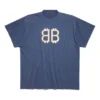 Crypto Oversized T-shirt “Blue” 739028TOVU64108