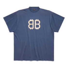 Crypto Oversized T-shirt “Blue” 739028TOVU64108