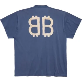 Crypto Oversized T-shirt “Blue” 739028TOVU64108