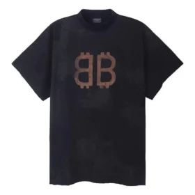 Crypto T-shirt Oversized “Black Faded” 739028TOVN81055