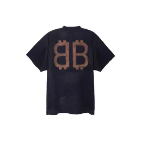 Crypto T-shirt Oversized “Black Faded” 739028TOVN81055