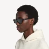 Daily rectangle sunglasses in black Daily rectangle sunglasses in black