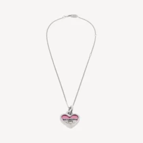 Darling necklace in silver/fushia Darling necklace in silver/fushia