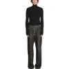 Denim Trompe L”oeil Pants “Black” 751503TOL991000