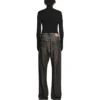 Denim Trompe L”oeil Pants “Black” 751503TOL991000