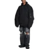 Destroyed Bomber Jacket “Black” 698844TKP271000
