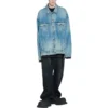 Destroyed Denim Jacket “Blue” 727840TNW014268