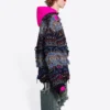 Destroyed Fair Isle Wool-Blend Jumper “Blue” 662518T16028088