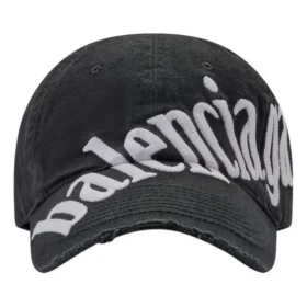 Diagonal Baseball Cap “Black White” 680738410B20107