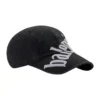 Diagonal Baseball Cap “Black White” 680738410B20107