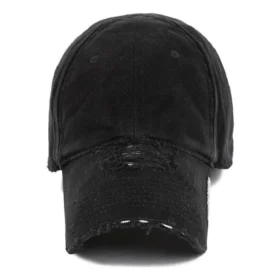 Distressed Brim Cap “Black” 744300410B21077