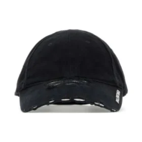 Distressed Brim Cap “Black” 744300410B21077