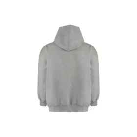 Distressed Cotton-Jersey Zip-Up Hoodie “Grey” 744454TOVV91241