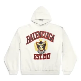 DIY College Hoodie “White” 744463TOVK29012