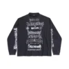 Diy Metal Long Sleeve Medium Fit T-Shirt “Black White” 699191TPVO31569