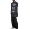 Diy Metal Long Sleeve Medium Fit T-Shirt “Black White” 699191TPVO31569