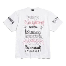 Diy Metal T-shirt “White Black Red” 641675TPVO29065