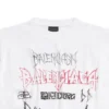 Diy Metal T-shirt “White Black Red” 641675TPVO29065
