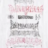 Diy Metal T-shirt “White Black Red” 641675TPVO29065
