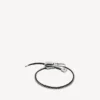 Diy zip bracelet in shiny silver/antique silver/black Diy zip bracelet in shiny silver/antique silver/black