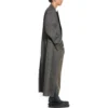 Double Breasted Check Coat “Black Grey” 704488TMU021070
