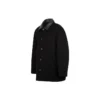 Double Collar Wool-Blend Coat “Black” 626314TIU071000