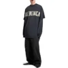 Double Front T-shirt “Washed Black” 791615TQVQ61021