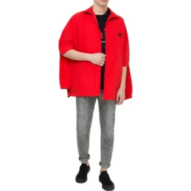Double Sleeve Zip-Up Jacket “Red” 602278TG0116010