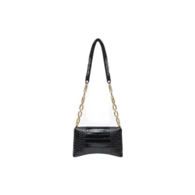 Downtown Xs Shoulder Bag Crocodile Embossed “Black” 6891212106F1090