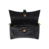 Downtown Xs Shoulder Bag Crocodile Embossed “Black” 6891212106F1090