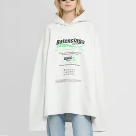 Dry Cleaning Boxy Hoodie “White” 661711TKVF99085