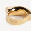 Eisa ring in shiny gold