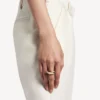 Eisa ring in shiny gold