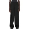 Elastic Waist Straight Leg Pants “Black” 743903TNT391000