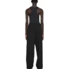 Elastic Waist Straight Leg Pants “Black” 743903TNT391000