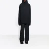 Embroidered BB Crest Hoodie “Black” 620973TKV721069