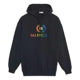 Embroidered Hoodie Black 570798TEV501000